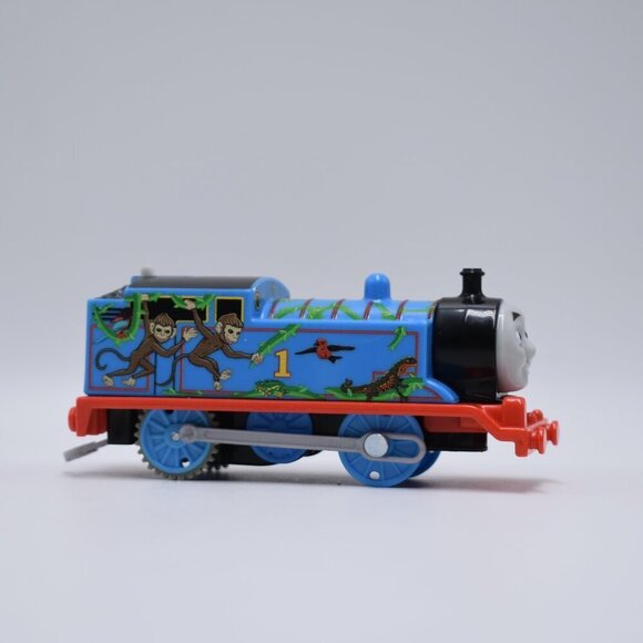 Thomas & Friends Trackmaster Monkey Palace Working Mattel Number 1 Blue 2013 - Picture 4 of 7